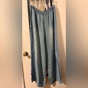 ✨2/$30✨ Denim Palazzo Pants by Xhilaration